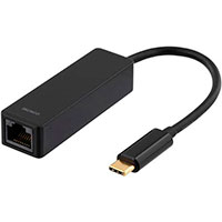 USB-C netkort til Mac/PC (1000 Mbit) - Sort