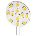 12V LED Pære G4 - 2W (20W) Varm hvid - Sidepin