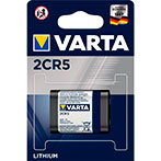 2CR5 6V batteri Lithium - Varta Pro 1 stk.