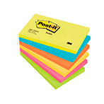 3M Energetic Post-it Notes (76x127mm) 6 farver