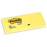3M Post-it Notes (51x38mm) 12pk