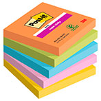 3M Post-it Notes Boost Super Sticky (76x76mm) 5 farver
