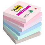 3M Post-it Notes Soulful Super Sticky (76x76mm) 6 farver