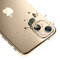 3mk Kamerabeskyttelse iPhone 14 - Guld