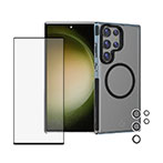 3Sixt 4-i-1 Beskyttelsespakke t/Samsung Galaxy S24 Ultra (Skrm-/Kamerabeskyttelse/Cover/Applikator)