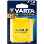 4,5V batteri Zink - Varta Superlife 1 stk.