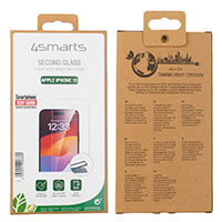 4smarts Second Glass Skrmbeskyttelse t/iPhone 15 m/Montageramme (9H)