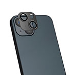 4smarts StyleGlass Kamerabeskyttelse t/iPhone 15/Plus (9H) 2pk Sort
