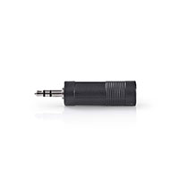 Jack adapter (6,3mm hun - 3,5mm han) Stereo/Stereo