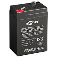 6v Batteri (Blybatteri) - 4Ah