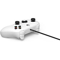 8BitDo Ultimate Wired Controller t/Xbox/X/One/PC - Hvid