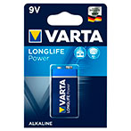 9V batteri Alkaline - Varta 1 stk.