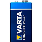 9V batteri (Longlife Power) Varta - 1pk