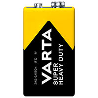 9V batteri Zink - Varta Superlife 1 stk.