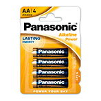 AA batterier (Alkaline) Panasonic - 4-Pack