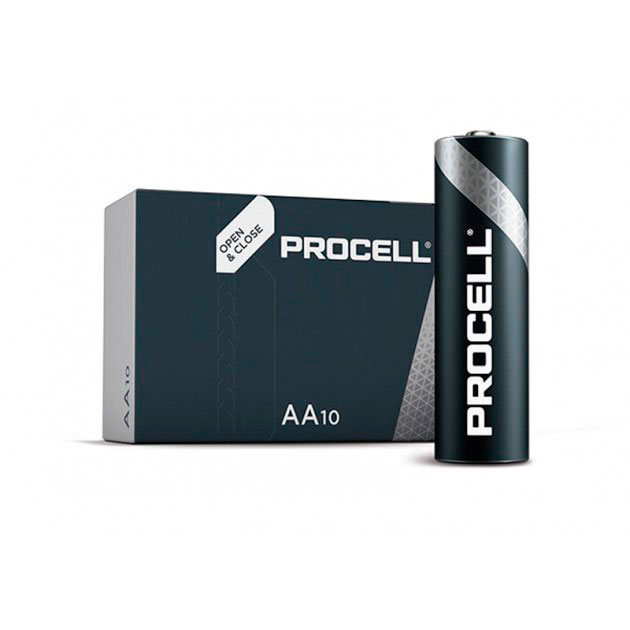 Bolt Ulejlighed Hård ring AA batterier - Duracell Procell (Industrial) - 10-Pack