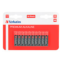 AAA batterier Alkaline 10 stk - Verbatim