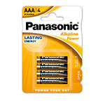 AAA batterier (Alkaline) Panasonic - 4-Pack
