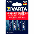 AAA batterier (Longlife Max Power) Varta - 4-Pack