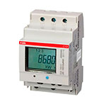 ABB kWh måler m/LCD Kl.1 (40A) Hvid