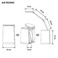 Activejet AJE TECHNIC Bordlampe (11cm)