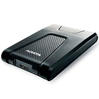 Adata HD650 Ekstern Hardisk (USB 3.2 Gen 1) 2TB - Sort
