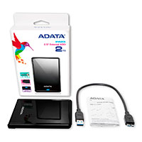 Adata HV620S HDD Ekstern Harddisk 2TB (USB-A) 2,5tm