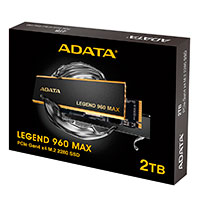 Adata Legend 960 MAX SSD Harddisk 2TB - M.2 PCIe 4.0 x4 (NVMe 1.4)
