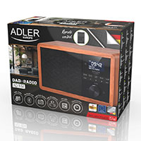 Adler DAB+ Radio (Bluetooth/USB/alarm/FM) Tr