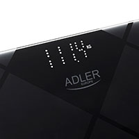 Adler Digital Badevgt (180 kilo) Sort design