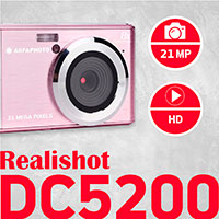 AgfaPhoto Realishot DC5200 Digital Kamera (21MP) Pink