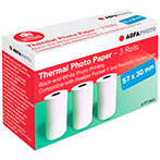 AgfaPhoto ATP3WH RealPix Paper Refill t/Pocket P/Instant Cam (3pk)