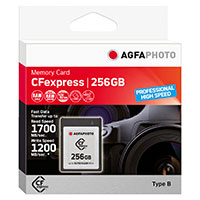 AgfaPhoto Professional High Speed CFexpress Type B Kort 256GB (1700MB/s)