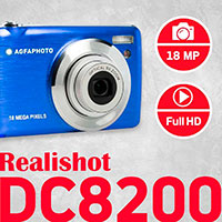 AgfaPhoto Realishot DC8200 Digital Kamera (18MP) Bl