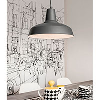 Airam Loft Pendel Lampe 35cm (60W) Sort