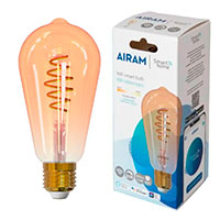 Airam SmartHome WiFi Edison Filamentpre E27 Amber - 5,5W (40W)