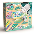 Airbrush Plush Plys Bamse m/Airbrush (6r+) Skildpadde