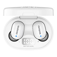 Aiwa EBTW-150WT Bluetooth TWS Earbuds (3 timer) Hvid