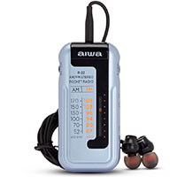 Aiwa R-22SL Mini AM/FM-Radio (3,5mm) Slv