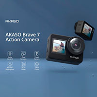 Akaso Brave 7 Action kamera 4K m/dobbeltskrm