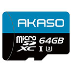 Akaso U3 MicroSD Kort 64GB (UHS-I)