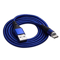 Akyga USB-C Kabel Magnetisk - 1m (USB-C/USB-C) Bl