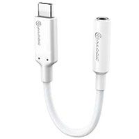 Alogic Elements Pro USB-C til Minijack Adapter (10cm) Hvid