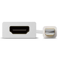 Alogic Mini DisplayPort til HDMI Adapter - 15cm (1080p) Hvid