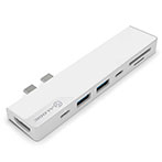 Alogic Ultra Nano Gen 2 USB-C Dock (HDMI/USB/SD/MicroSD) Sølv