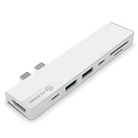 Alogic Ultra Nano Gen 2 USB-C Dock (HDMI/USB/SD/MicroSD) Slv