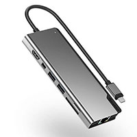 Alogic Ultra PLUS V2 USB-C Dock (HDMI/USB/RJ45/SD/MicroSD/MiniDP)