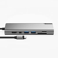 Alogic Ultra PLUS V2 USB-C Dock (HDMI/USB/RJ45/SD/MicroSD/MiniDP)