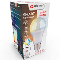 Alpina WiFi Smart LED A60 Pre E27 - 9W (60W)