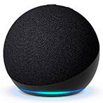 Amazon Echo Dot 5 Højttaler m/Ur (Smart Home/Alexa) Antracit